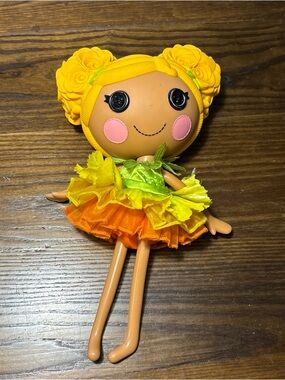 Lalaloopsy Mari Golden Petals Full Size Doll w Dress No Shoes MGA